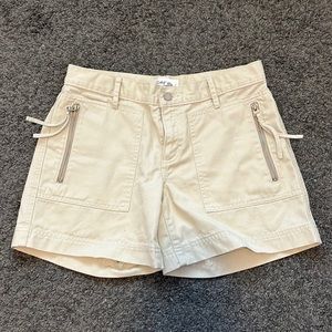 calvin klein cotton khaki shorts
